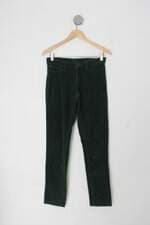 Calça de tecido camurça zara feminina verde
