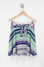 Saia do yang feminina estampada