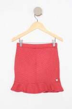 Saia Infantil le lis rosa estampada