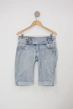 Shorts jeans feminino azul