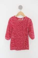 Blusa de tricot Infantil rosa