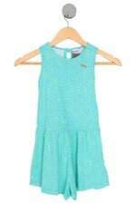 macaquinho fakini kids estampado com faixa na cintura