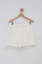 Shorts Saia de Alfaiataria fillity feminino off-white