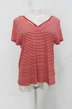 Blusa luigi bertolli feminina vermelha listrada