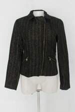 Casaco argonaut feminino preto com dourado 