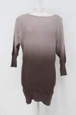 Blusa tricoport feminina marrom com Degradê
