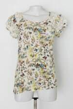 Blusa enois feminina estampada com Renda