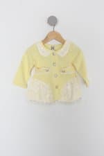 Vestido Infantil aile rabbit amarelo