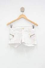 Shorts de sarja feminino branco