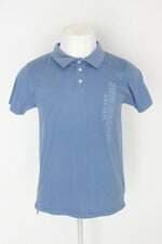 Camisa Polo new holland masculina azul com Bordado