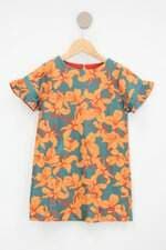 Vestido Infantil green estampado