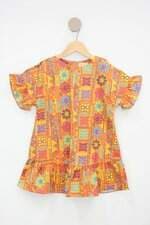 Vestido Infantil green estampado