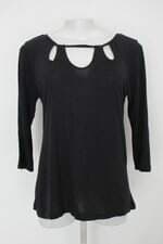 Blusa hering feminina preta com Recortes