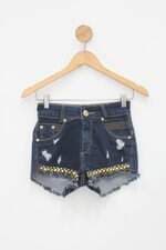 Shorts feminino azul
