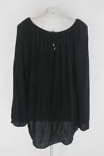 Blusa feminina preta com Assimetria