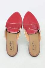 Mule feminino vermelho