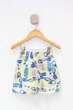 Shorts Infantil estampado com cós com elástico 