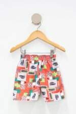 Shorts Infantil estampado com cós com elástico 