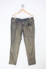 Calça Jeans colcci denim feminina dourado