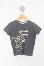 Camiseta Infantil zara cinza