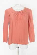 Blusa huis clos feminina coral