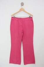 Calça de tecido animale feminina rosa