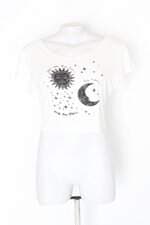 Blusa feminina off-white com Silk