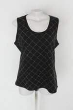 Blusa mamõ confecçoes feminina preta com Aplique