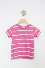 Blusa Infantil m kids rosa listrada